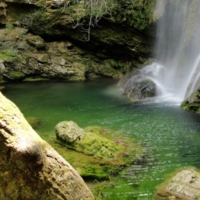 Waterfall of Fonissas, Mylopotamos, Kythira Waterfall of Fonissas, Mylopotamos, Kythira